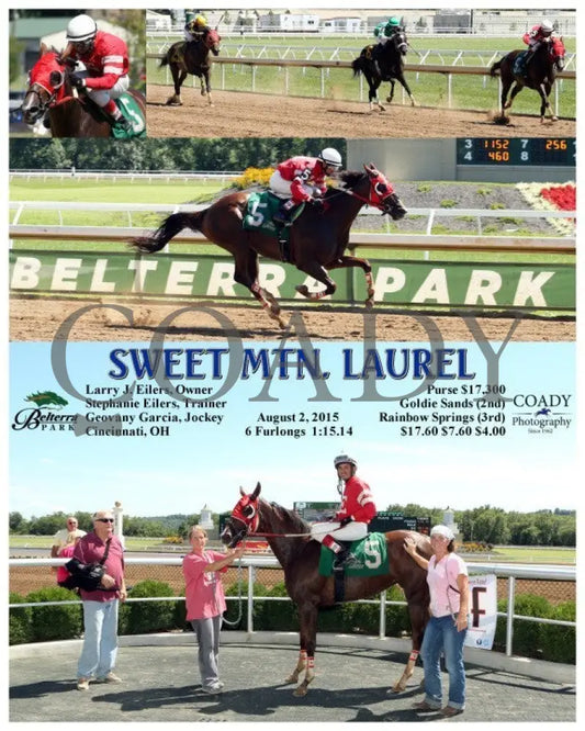 Sweet Mtn. Laurel - 080215 Race 04 Btp Belterra Park