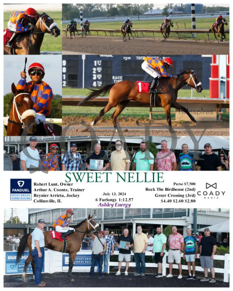 Sweet Nellie - 07-13-24 R01 Fan Fanduel Sportsbook Horse Racing