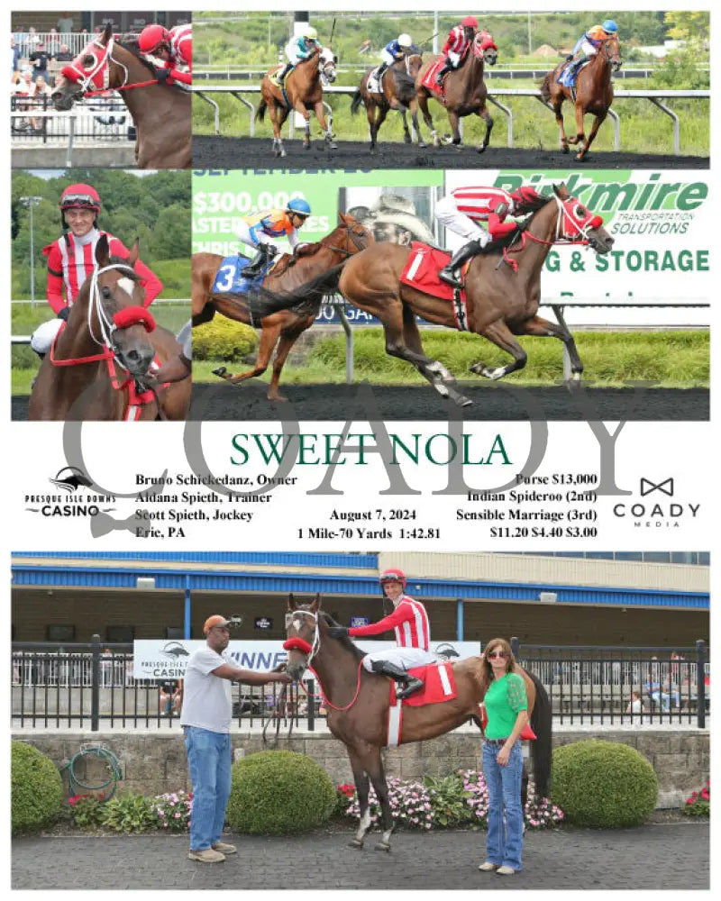 Sweet Nola - 08-07-24 R03 Pid Presque Isle Downs