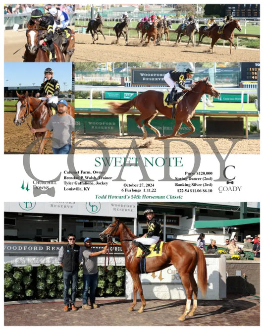 Sweet Note - 10-27-24 R06 Cd Churchill Downs
