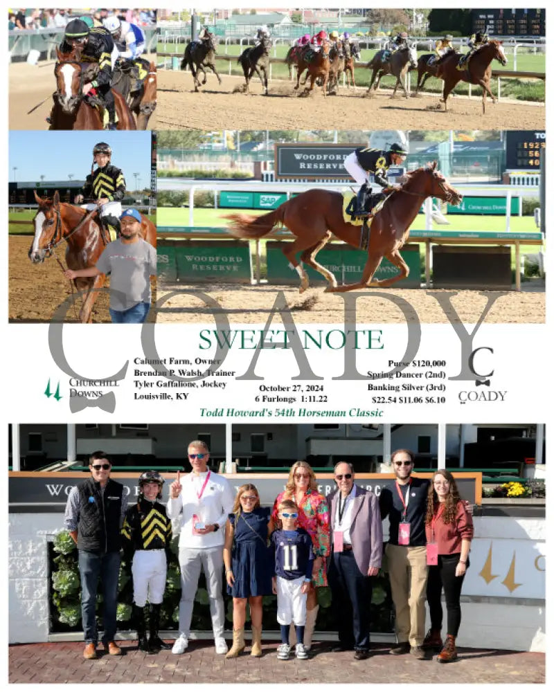 Sweet Note - 10-27-24 R06 Cd Group Churchill Downs