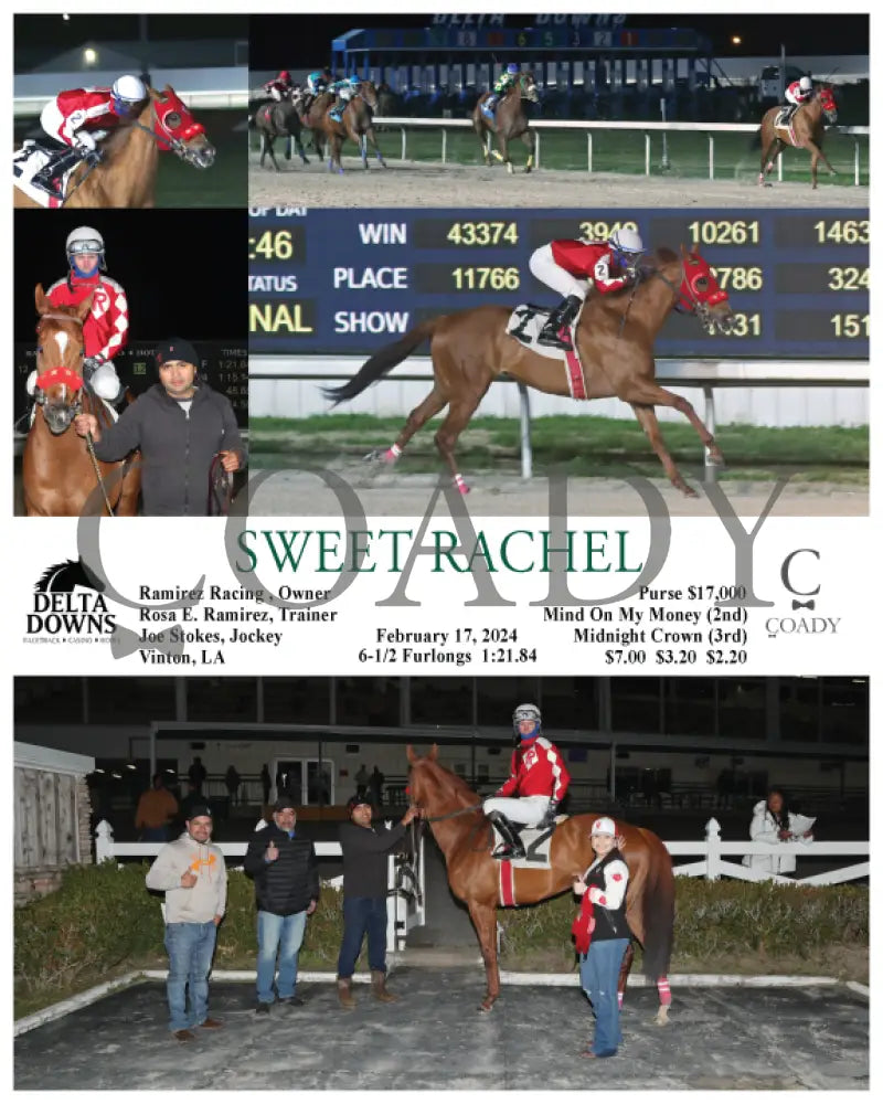 Sweet Rachel - 02 - 17 - 24 R06 Ded Delta Downs