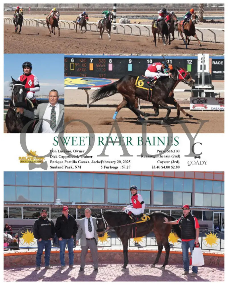 SWEET RIVER BAINES - 02-20-25 - R04 - SUN Turfway Park