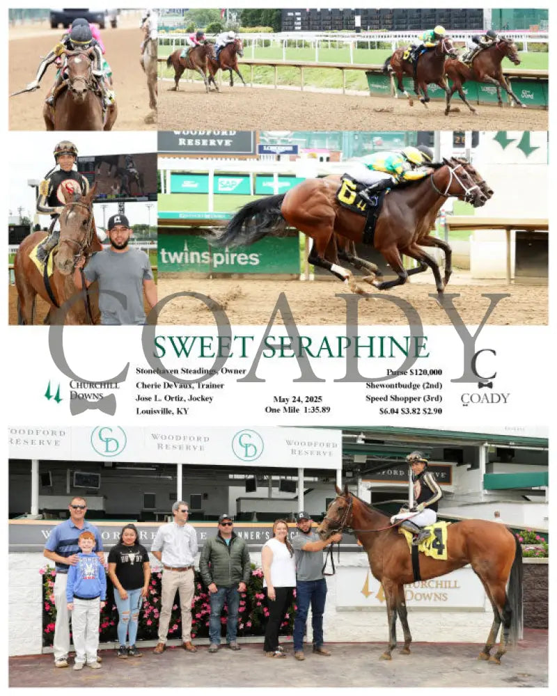 SWEET SERAPHINE - 052425 - Race - CD Churchill Downs