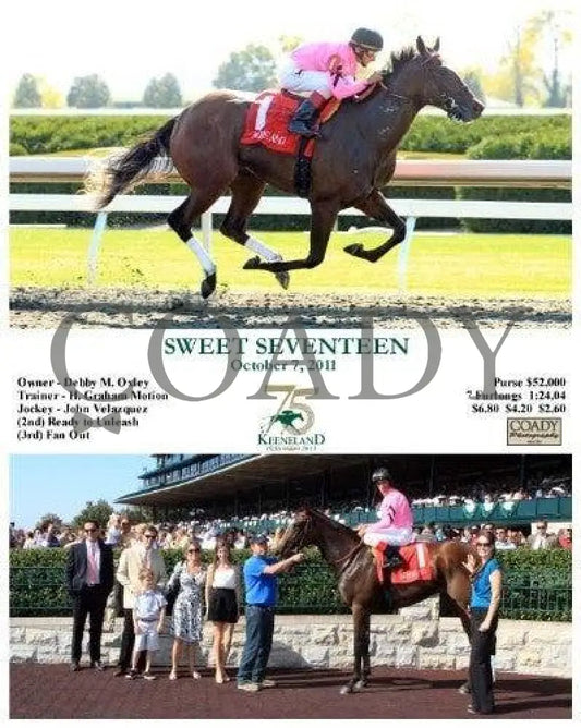 Sweet Seventeen - 100711 Keeneland