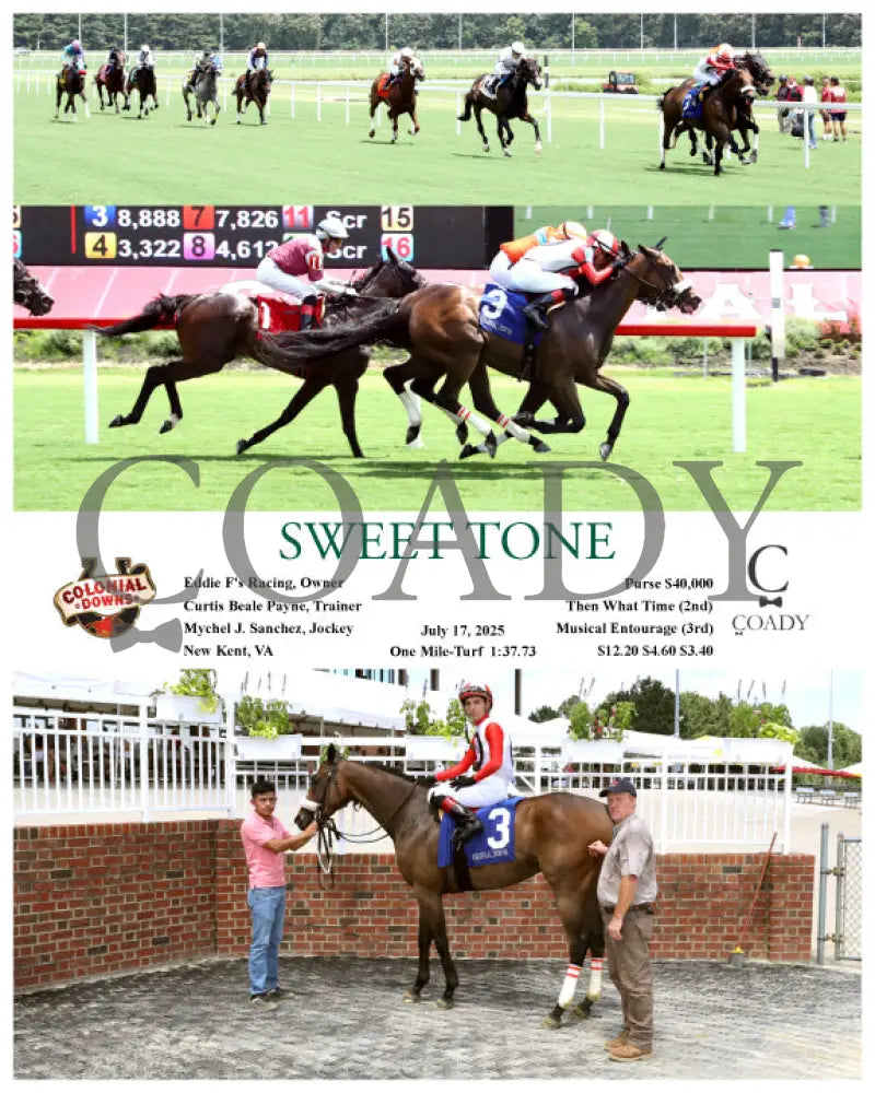 SWEET TONE - 07-17-25 - R07 - CNL Colonial Downs