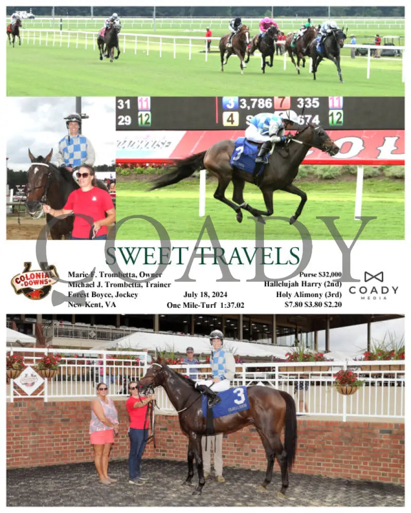Sweet Travels - 07-18-24 R07 Cnl Colonial Downs
