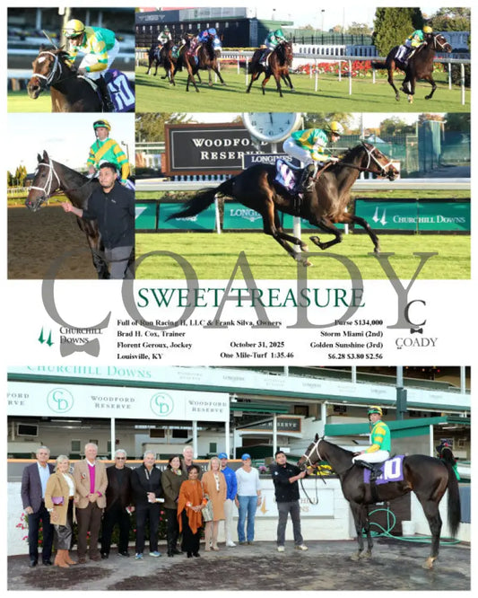 SWEET TREASURE - 10-31-25 - R09 - CD Keeneland