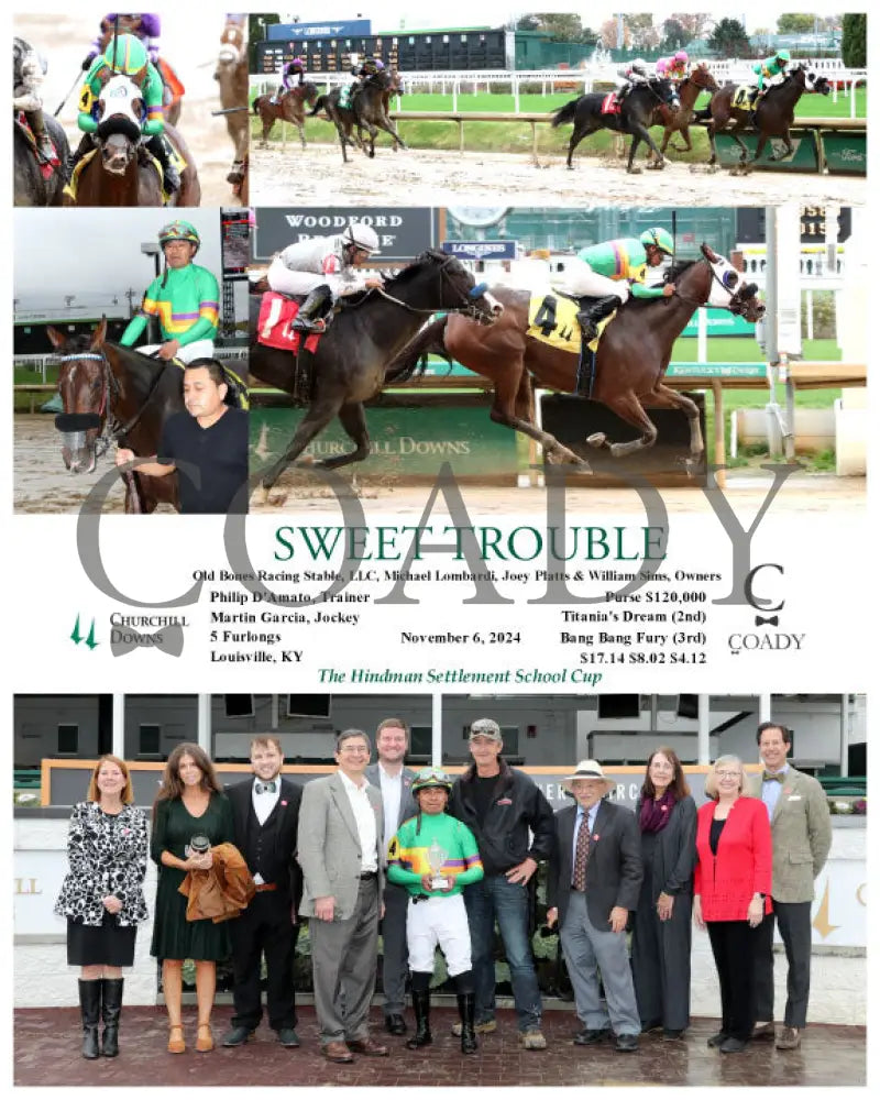 Sweet Trouble - 11-06-24 R04 Cd Churchill Downs