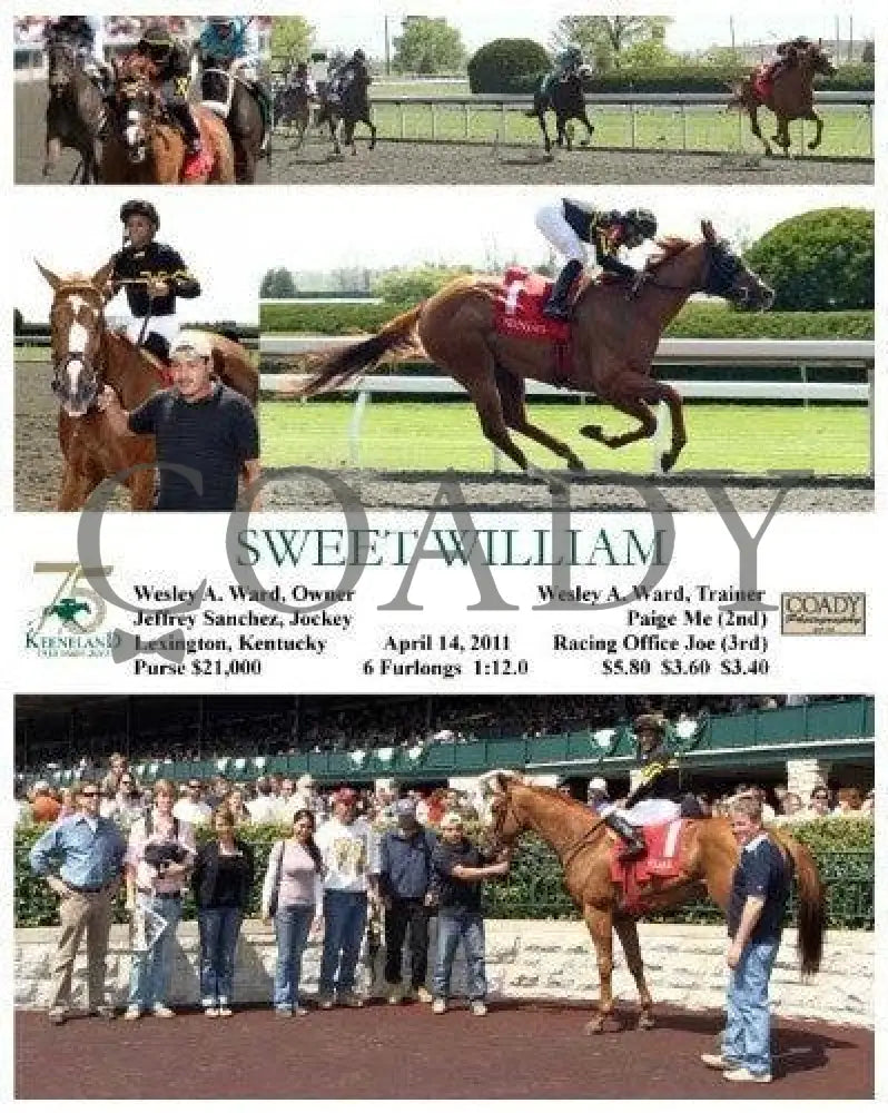 Sweet William - 041411 Race 04 Keeneland