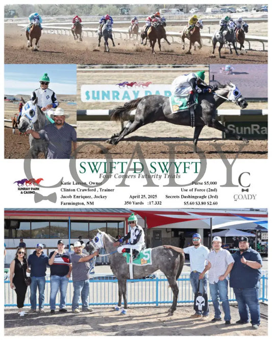 SWIFT D SWYFT - Four Corners Futurity Trials - 04-25-25 - R09 - SRP SunRay Park