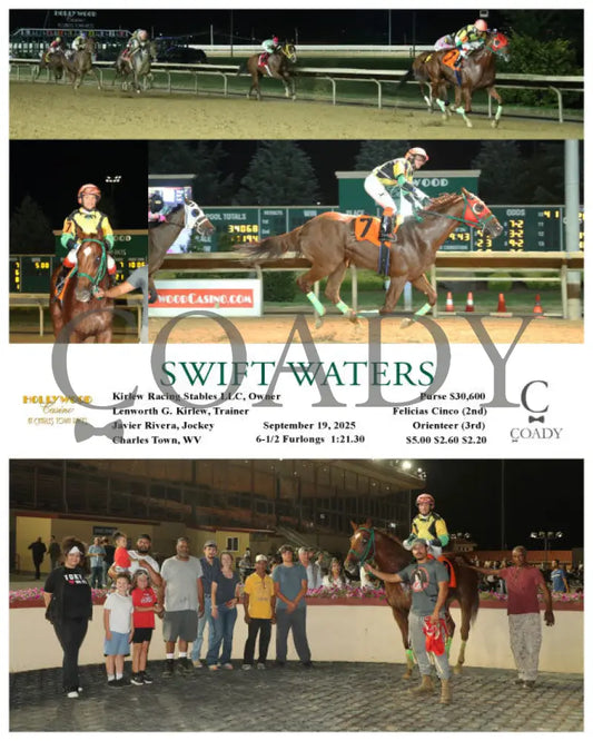SWIFT WATERS - 09-19-25 - R06 - CT Hollywood Casino at Charles Town Races