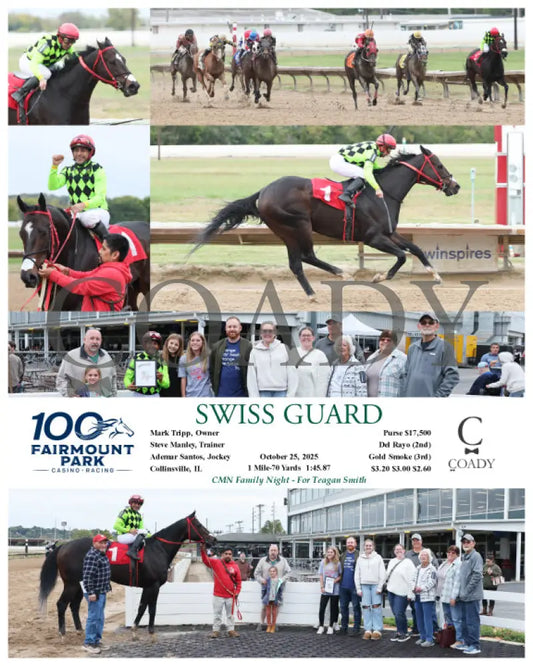 SWISS GUARD - 10-25-25 - R06 - FP Fanduel Sportsbook Horse Racing