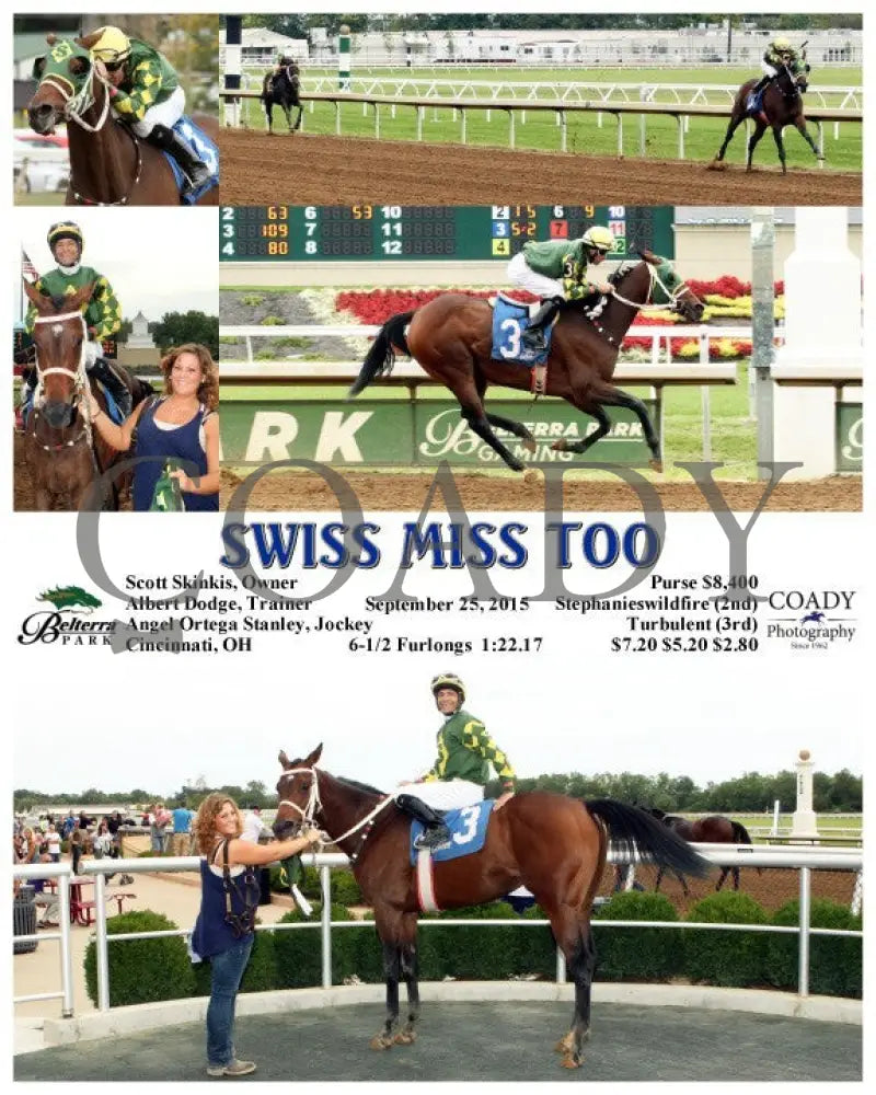 Swiss Miss Too - 092515 Race 01 Btp Belterra Park