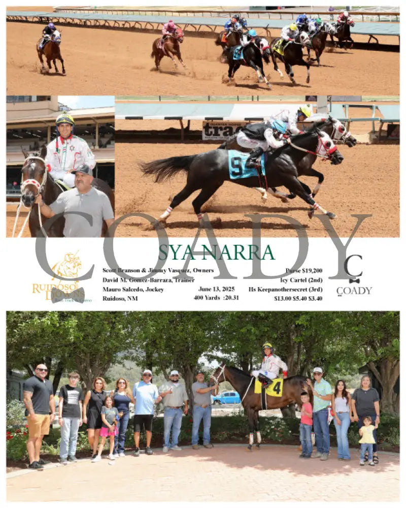 SYA NARRA - 06-13-25 - R05 - RUI Ruidoso Downs