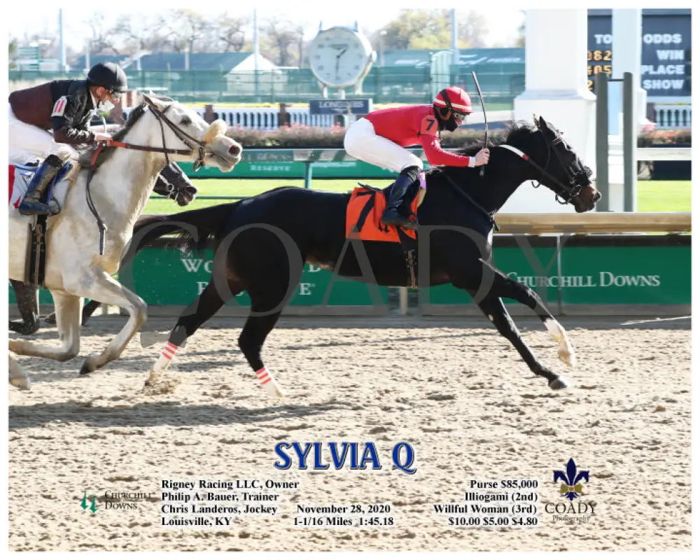 Sylvia Q - 11-28-20 R02 Cd Action Churchill Downs