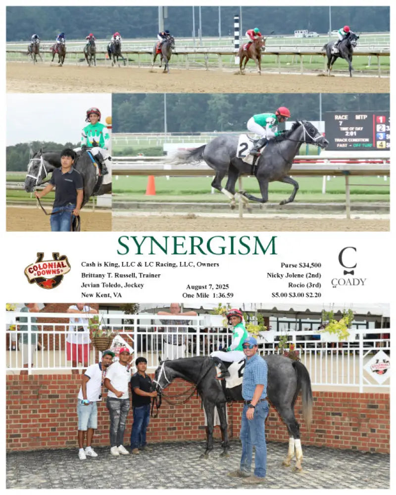SYNERGISM - 08-07-25 - R07 - CNL Colonial Downs