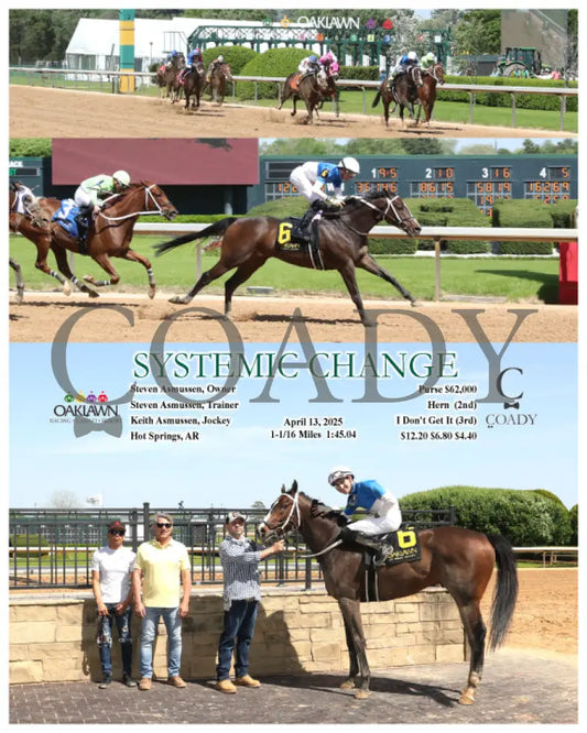 SYSTEMIC CHANGE - 04-13-25 - R06 - OP Oaklawn Park