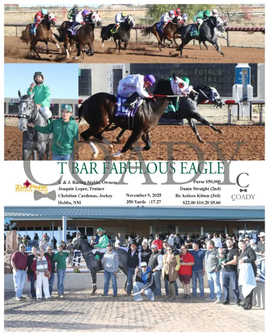 T BAR FABULOUS EAGLE - 11-09-25 - R08 - ZIA Zia Park