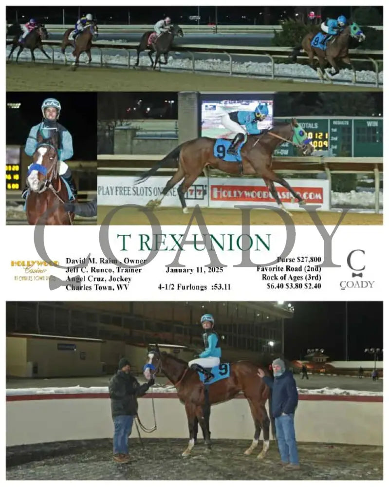 T Rex Union - 01-11-25 R05 Ct Hollywood Casino At Charles Town Races