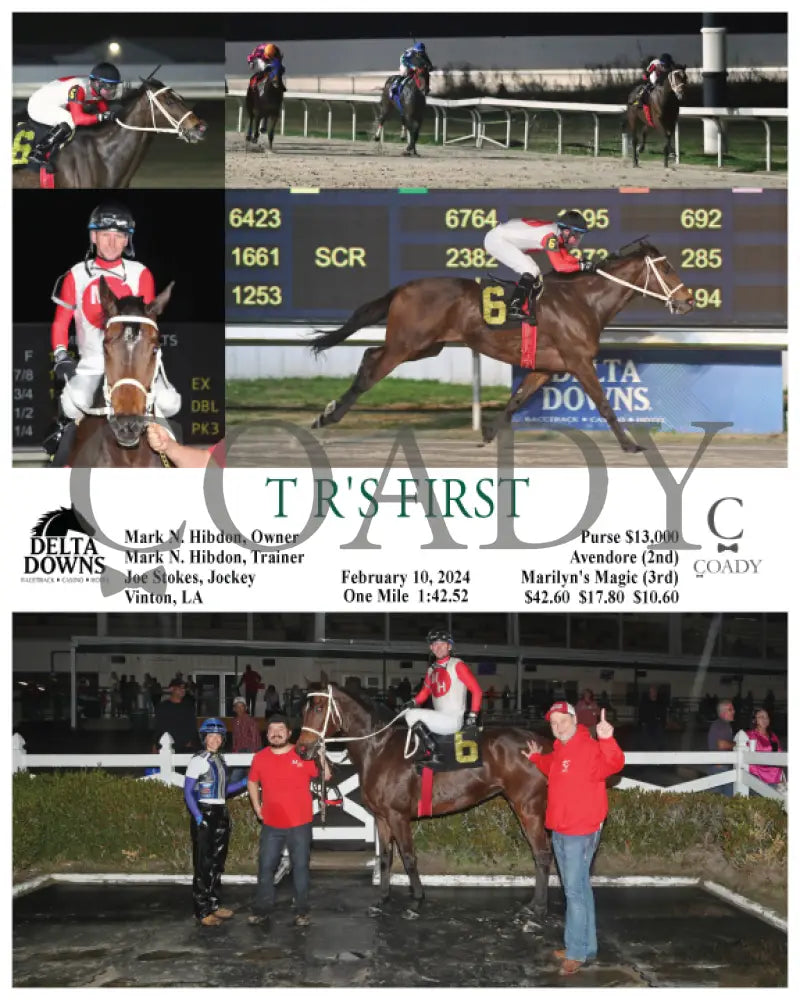 T R’s First - 02 - 10 - 24 R04 Ded Delta Downs