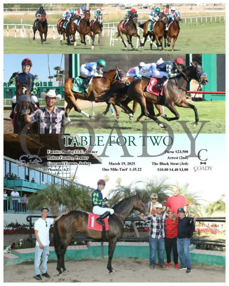 TABLE FOR TWO - 03-19-25 - R08 - TUP Turf Paradise