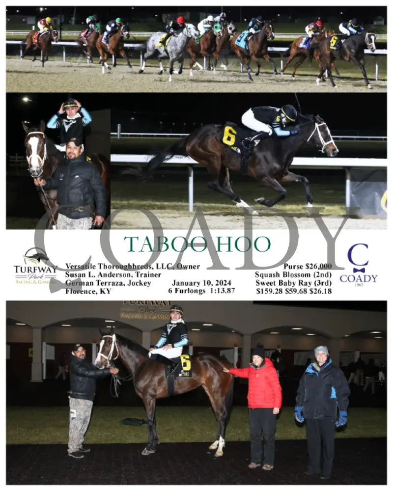 Taboo Hoo - 01-10-24 R03 Tp Turfway Park