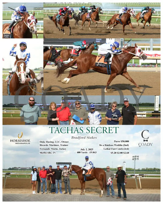 TACHAS SECRET - Bradford Stakes - 07-02-25 - R09 - IND Indiana Grand