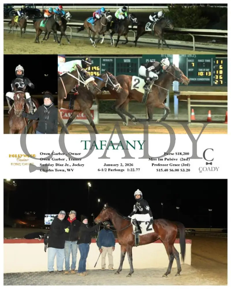 TAFAANY - 01-02-26 - R07 - CT Hollywood Casino at Charles Town Races