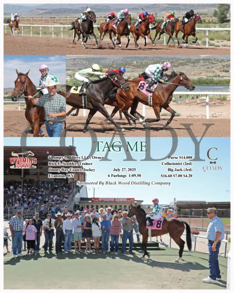 TAG ME - 07-27-25 - R07 - WYO Wyoming Downs