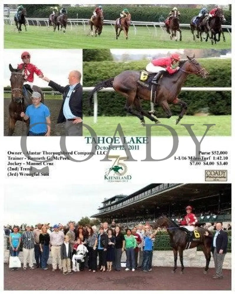 Tahoe Lake - 101211 Keeneland