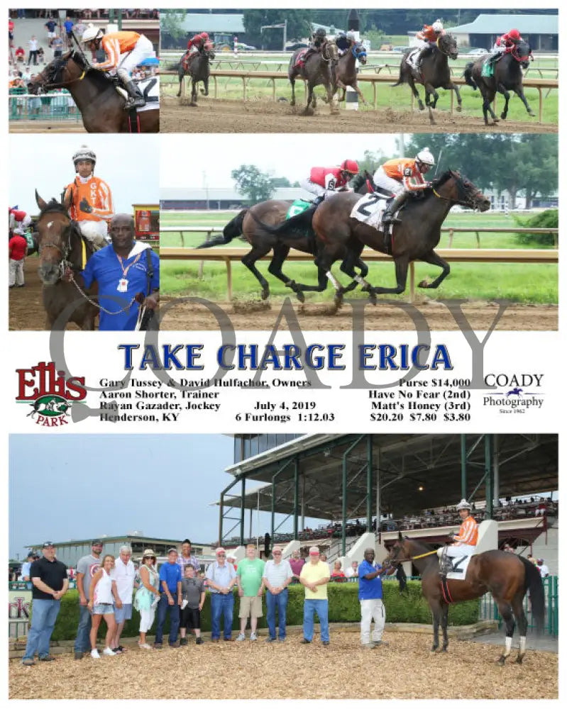Take Charge Erica - 07-04-19 R04 Elp Ellis Park
