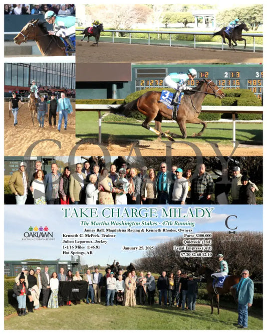 Take Charge Milady - The Martha Washington Stakes 47Th Running 01-25-25 R09 Op Oaklawn Park