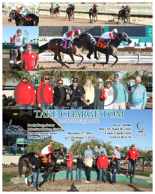 Take Charge Tom - Lost In The Fog Juvenile 12-27-24 R07 Tup Turf Paradise