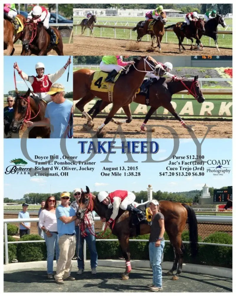 Take Heed - 081315 Race 05 Btp Belterra Park