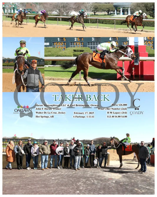 TAKER BACK - 02-17-25 - R03 - OP Oaklawn Park