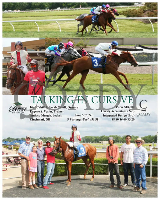 Talking In Cursive - 06-05-24 R08 Btp Belterra Park
