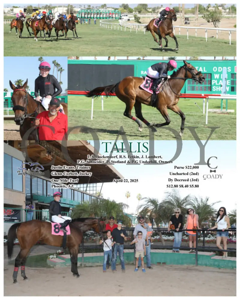 TALLIS - 04-22-25 - R08 - TUP Turf Paradise