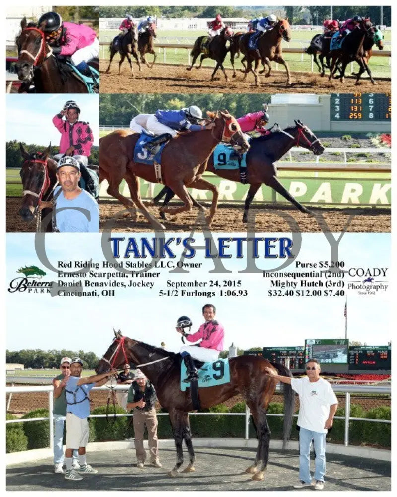 Tank's Letter - 092415 - Race 06 - BTP - Coady Media - Kurtis Coady Photography