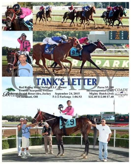 Tank's Letter - 092415 - Race 06 - BTP - Coady Media - Kurtis Coady Photography