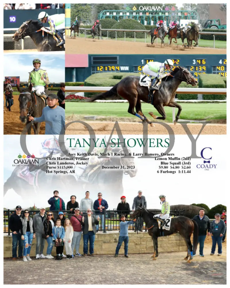 Tanya Showers - 12-31-23 R01 Op Oaklawn Park