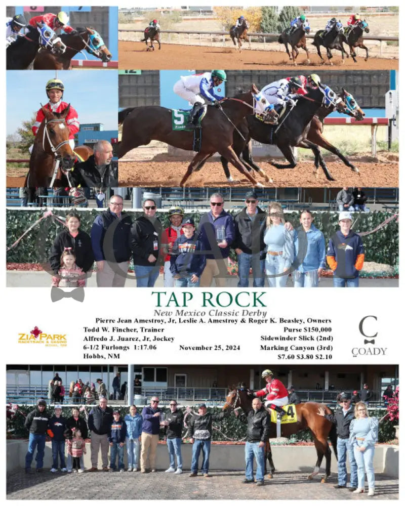 Tap Rock - New Mexico Classic Derby 11-25-24 R05 Zia Zia Park