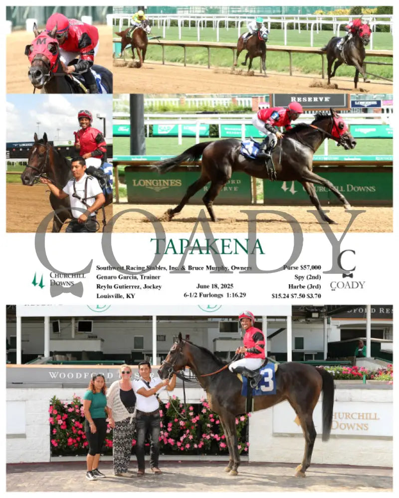 TAPAKENA - 06-18-25 - R09 - CD Churchill Downs