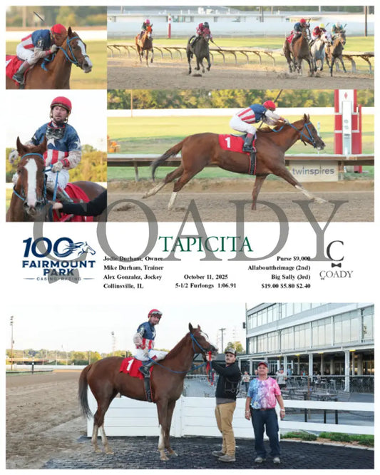TAPICITA - 10-11-25 - R08 - FP Fanduel Sportsbook Horse Racing