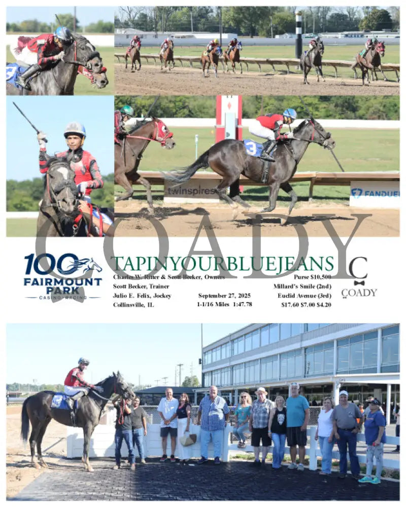 TAPINYOURBLUEJEANS - 09-27-25 - R04 - FP Fanduel Sportsbook Horse Racing
