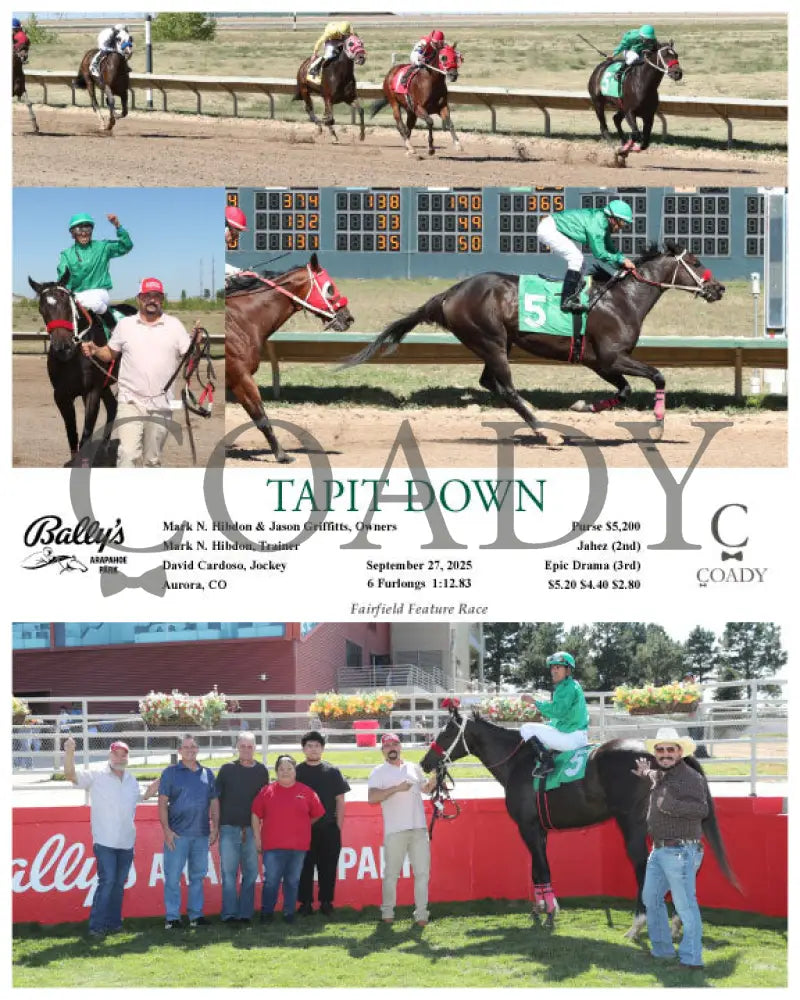 TAPIT DOWN - 09-27-25 - R02 - ARP Arapahoe Park