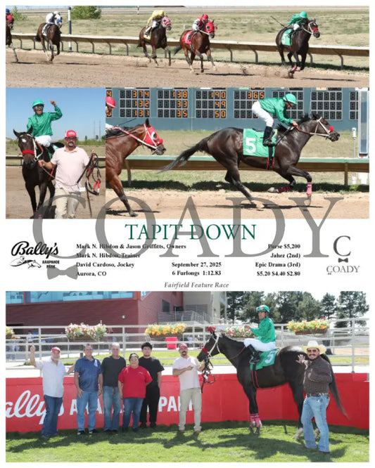 TAPIT DOWN - 09-27-25 - R02 - ARP Arapahoe Park