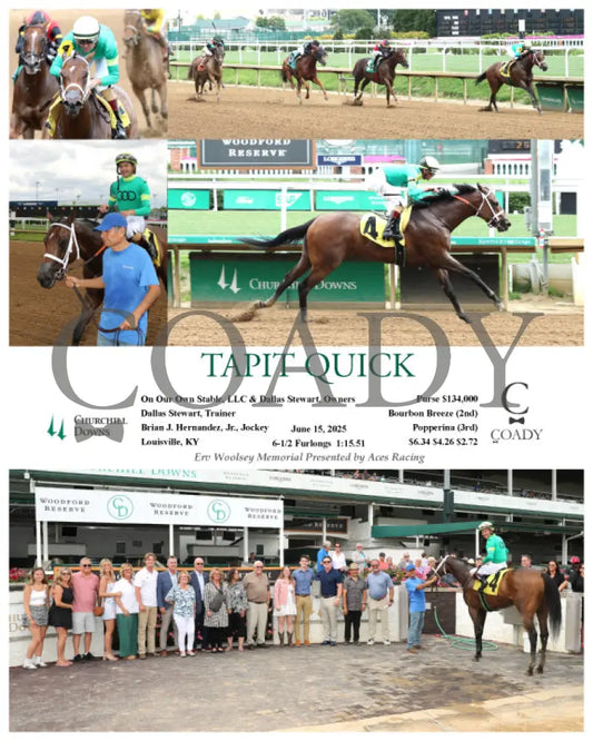 TAPIT QUICK - 06-15-25 - R08 - CD Churchill Downs