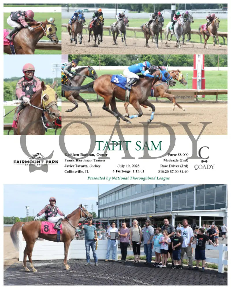 TAPIT SAM - 07-19-25 - R01 - FP Fanduel Sportsbook Horse Racing