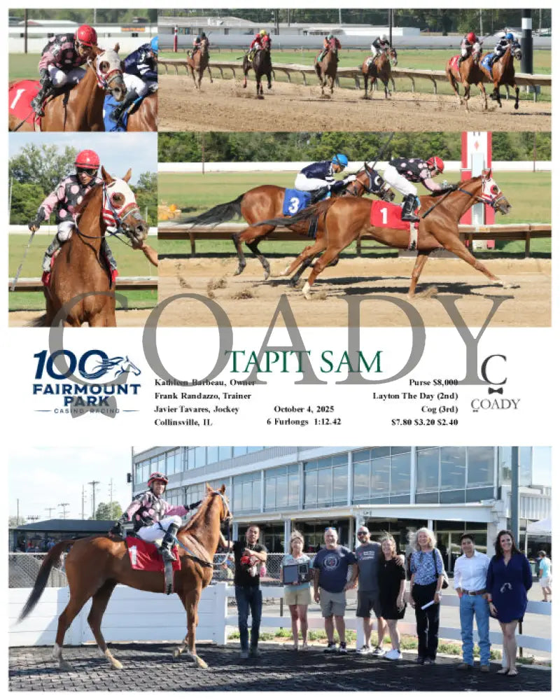 TAPIT SAM - 10-04-25 - R03 - FP Fanduel Sportsbook Horse Racing